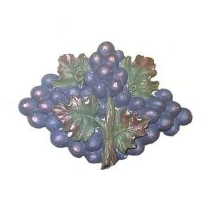  Set of 3 Kitchen Cabinet Knobs Pulls Grape Decor with 
