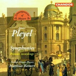 Pleyel Symphonies in C, G & d by Ignace Joseph Pleyel