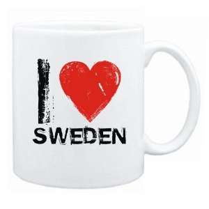 New  I Love Sweden  Mug Country 
