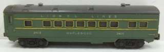 Lionel 2400 Lionel Lines Maplewood Lighted Pullman Car 023922624000 