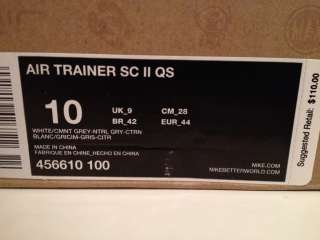 Nike Air Trainer SC II QS   Citron   Size 9.5 11    