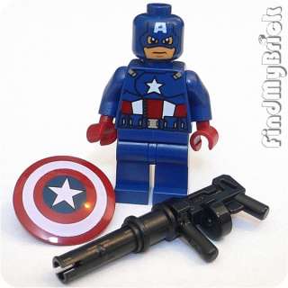 BM007 Lego Super Heroes Captain America Minifigure Marvel Universe 