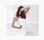 SALE Ivory Satin Bowknot Strapless Ruched Bridal Gown Wedding Dress 