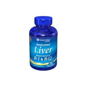  Desiccated Liver 680 mg. 250 Tablets Health & Personal 