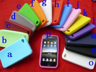 Silicone Case Cover Skin for Apple Iphone 4G OS 4  