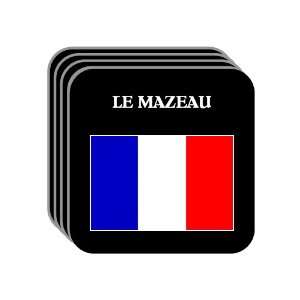  France   LE MAZEAU Set of 4 Mini Mousepad Coasters 