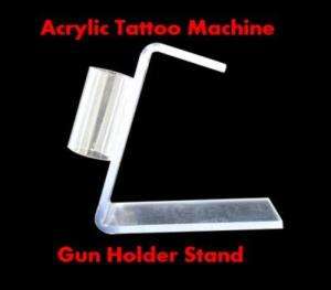 Acrylic Tattoo Machine Gun Holder Stand KIT SUPPLY HS30  