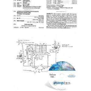  NEW Patent CD for AUTOMATIC INTERMITTENT POSITIVE PRESSURE 