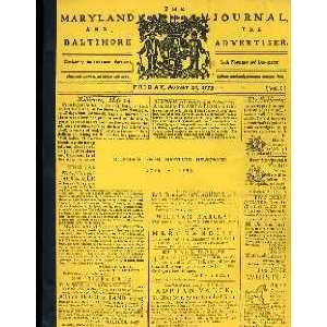  Gleanings From Maryland Newspapers 1776   1785 Books