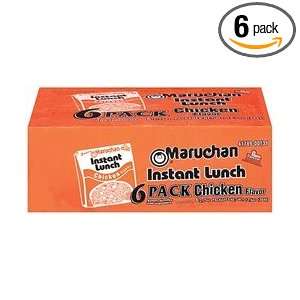 Maruchan Instant Lunch Chicken, 20.8 Ounce (Pack of 6)  