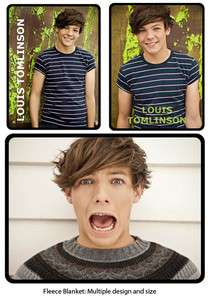 One Direction Louis Tomlinson   Fleece Blanket (Multiple Size 