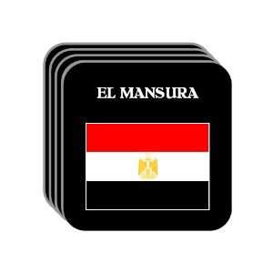  Egypt   EL MANSURA Set of 4 Mini Mousepad Coasters 