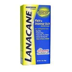  Lanacane Anti Itch & Pain Relief Cream Maximum Strength 