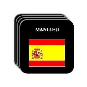  Spain [Espana]   MANLLEU Set of 4 Mini Mousepad Coasters 