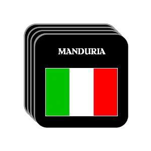  Italy   MANDURIA Set of 4 Mini Mousepad Coasters 