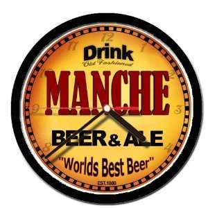  MANCHE beer and ale cerveza wall clock 