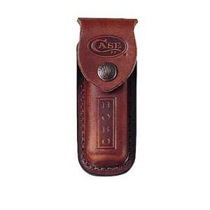  Case Cutlery Genuine Leather Hobo Sheath With Stamped Logo 