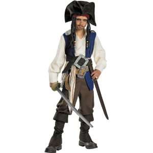 Captain Jack Sparrow Costume Child Large 10 12 Pirates Of 