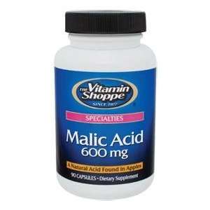  Vitamin Shoppe   Malic Acid, 600 mg, 90 capsules Health 