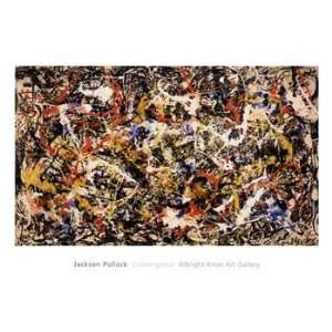  Convergence   Poster by Jackson Pollock (40 x 28)