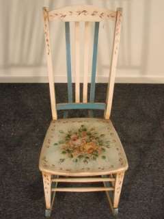 Hand Painted Shabby Rocking Chair  