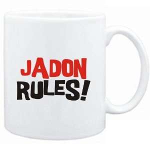  Mug White  Jadon rules  Male Names