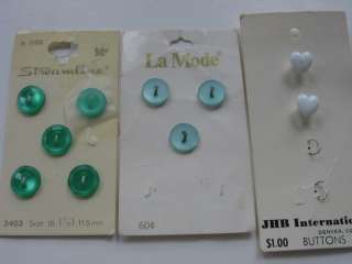 Vintage La Mode JHB Streamline Plastic Button Group Lot  