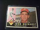 1960 Topps 549 John Buzhardt Phillies Vg  