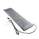 BLACK WATER PROOF, Flexible, Silicone Keyboard NEW USA  
