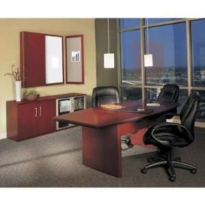  Boat Shaped Conference Table Suite Finish Mahogany