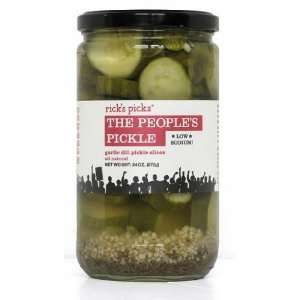Ricks Picks, The Peoples Pickle, 24 Ounce Jar  Grocery 