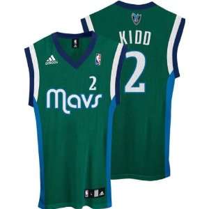 com Jason Kidd Youth Jersey adidas Green Replica #2 Dallas Mavericks 