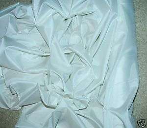 POLYESTER LINING FABRIC IVORY 60 WIDE BY THE YARD  
