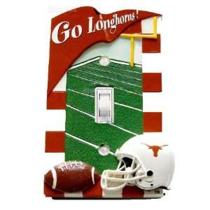 Texas Longhorns   Lightswitch Plate   Room Accent 