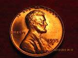 1955 S Lincoln Wheat Cent BU Unc. ~ Solid Coin ~  