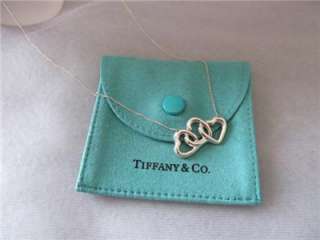 Tiffany & Co. Three Open Heart Necklace  
