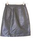 le byrnes baker black leather skirt 4 like 0 00 high waisted vintage 