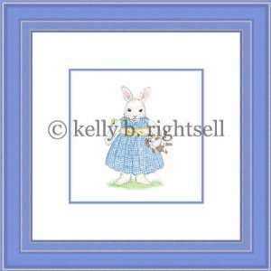  lyla bunny (bunny w/puppy) blue frame Baby