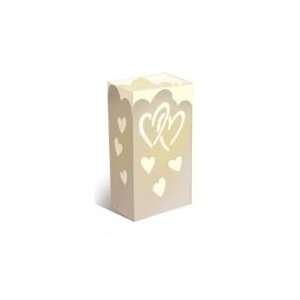  LumaBase Luminarias 81248 12 Count Hearts Complete Kit 