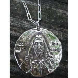 Do Right Not Wrong Jesus Medallion, Do you love it? Our Do Right Not 