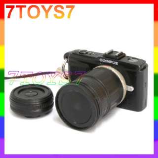 Olympus Mini PEN Kit Set_ Black Camera + 2 Lens _TOY CS015B  