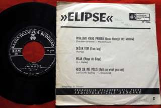 ELIPSE HOLLIES BEATLES COVER 1966 RARE EXYUGO 7“ PS EP  