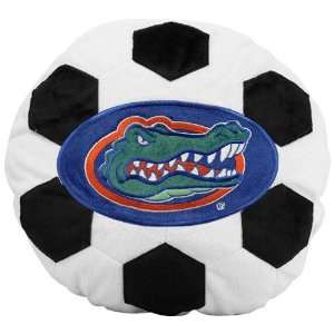   Florida Gators 16 White Team Logo Soccer Pillow