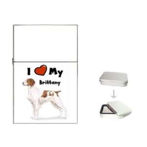  I Love My Brittany Flip Top Lighter Health & Personal 