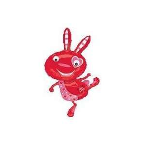  40 Love Bunny Shape (B67)   Mylar Balloon Foil Health 