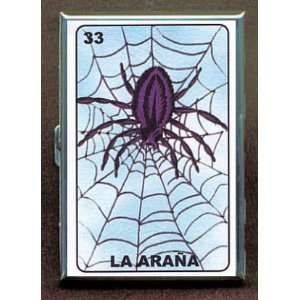  LOTERIA SPIDER MEXICAN ID Holder Cigarette Case or Wallet 