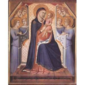   Pietro Lorenzetti   24 x 30 inches   Madonna Enthro