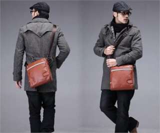New Mans Real Leather Shoulder Bag Messenger Bag EAR05  