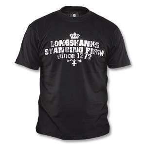  Longshanks Standing Firm Tee   Black/Silver Logo Sports 