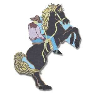 ZI Applique II Theme Wild West Cowgirl shaped area rugs (PLEASE CLICK 